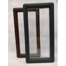 Мансардное окно для секционных гаражных ворот цвет антрацит (Польша)